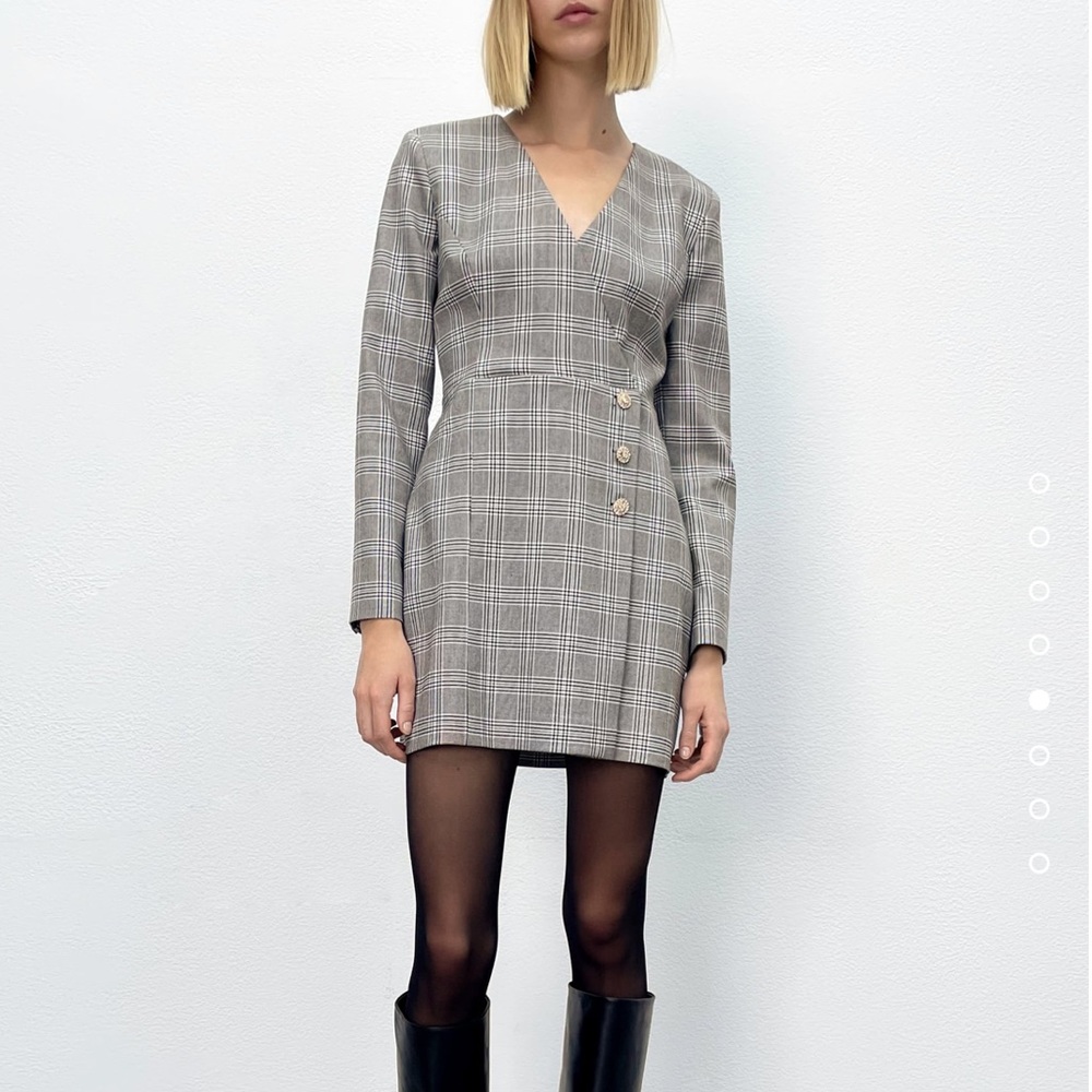 ZARA plaid blazer dress- BNWT